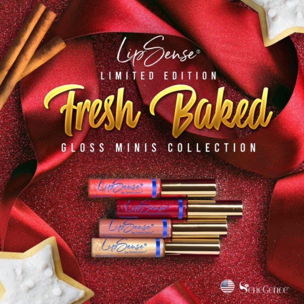 LIPSENSE FRESH BAKED SCENTED MINI GLOSS COLLECTION (LMTD EDITION) Just Restocked